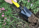 Узкая садовая лопатка 5 см садовая для посадки 330 мм на рассаду
