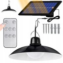 Светодиодный потолочный светильник на солнечной энергии, люстра, датчик сумерек, двойной пульт дистанционного управления