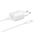 SZYBKA ŁADOWARKA do Samsung USB-C 25W + Kabel USB-C 1m Kod producenta EP-TA800NWEGEU