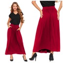 ДЛИННАЯ ЖЕНСКАЯ ЮБКА МАКСИ, СТРУЯЩАЯСЯ, ЭЛАСТИЧНАЯ, ЛЕТНЯЯ ВИСКОЗНАЯ ЮБКА MORAJ R.L.