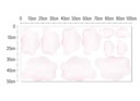 Samolepky na stenu Mraky mraky ružové Dĺžka 100 cm