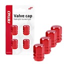 КРАСНЫЕ КРЫШКИ КЛАПАНОВ, 4 АЛЮМИНИЕВЫЕ ДЕТАЛИ