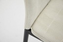 Zestaw 4 krzesła SZTRUKS + stół 80x120/160 WOTAN Kolor obicia odcienie beżu
