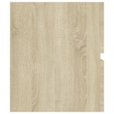 vidaXL Skrinka pod umývadlo, dub sonoma, 80x38,5x45 cm, drevotrieska Výška nábytku 45 cm