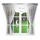 КОМПЛЕКТ ШТОР С ОБЛАКОМ И ЛУНОЙ ДЛЯ РЕБЕНКА