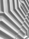 Белый потолочный кессон PANEL Decor 3D ЗИГЗАГ 1м2