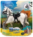 Figúrka kôň so sedlom koník s dlhými vlasmi Značka Gazelo
