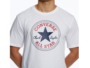 Pánske tričko CONVERSE 10007887-A04 biele L Veľkosť L