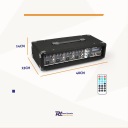 4-канальный мощный микшер 800 Вт PD MP3 BT SD Live PA