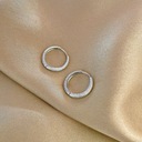 2 шт./компл. модные серьги-кольца золотого цвета для