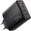 Блок питания для быстрого зарядного устройства 4xUSB 120 Вт QC PD3.0 GaN