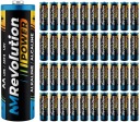 40x R6 NM REVOLUTION ЩЕЛОЧНАЯ LR6 МОЩНАЯ АККУМУЛЯТОРНАЯ БАТАРЕЯ AA
