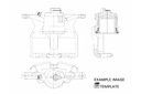 FEBI BILSTEIN SOPORTE DE FRENADO PARTE DELANTERA P MAZDA 6 1.8-2.3 01.02-02.08 