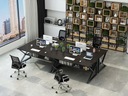 Počítačový stôl, kancelársky s policou 100x60cm čierny Priemer 40 cm