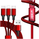 ЗАРЯДНОЕ УСТРОЙСТВО POWER BANK 30000 мАч QC PD ВХОД 2x USB 1x TYPE-C КАБЕЛЬ 3IN1