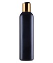 ЧЕРНАЯ БУТЫЛКА ECO HDPE 150 мл ЗОЛОТОЙ ДИСК-ВЕРХ