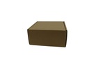 Картонная коробка 14х14,5х7 см, серая, Волна Е
