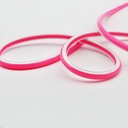 НЕОНОВЫЙ РЕЗАК РОЗОВАЯ КРЫШКА 8 ММ СИЛИКОНОВАЯ ДЛЯ СВЕТОДИОДНОЙ ЛЕНТЫ