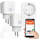 2x РОЗЕТКА ДЛЯ ТАЙМЕРА Wi-Fi SMART TUYA ВАТТМЕТР С ТАЙМЕРОМ 16А