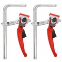 ŚCISK STOLARSKI ZAPADKOWY 200x60 ŚCISK DŹWIGNIOWY DO SZYNY PROWADNICY 2szt