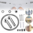 ПРОВОД ДЛЯ ШТОР 5 М, КОМПЛЕКТ ПРОВОДНЫХ ЗАТОР, ПРОВОДНОЙ КАБЕЛЬ ДЛЯ ПОДВЕСКИ