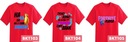 Detské tričko červené BAMBIK TEAM Vzory 122 Kód výrobcu Koszulka Dziecięca Biała