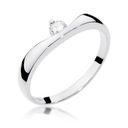 ЗОЛОТОЕ ОБРУЧАЛЬНОЕ КОЛЬЦО С БРИЛЛИАНТОМ PR. 585