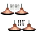 Регулируемые ножки бильярдного стола из четырех частей.