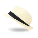 Соломенная шляпа трилби мужские женские летние цвета