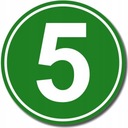 НАКЛЕЙКА ЕВРО 5 ADR стандарт ЧИСТОТА ВЫХЛОПНЫХ ВЫХЛОПОВ TIR 16см