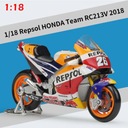 Maisto 1:18 NEW 2021 Ducati Honda Yamaha #43 #73 Die Moto GP Racing Materiał drewno