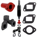 Выхлоп Ursus C-330 в сборе, прокладка коллектора