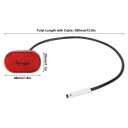 СКУТЕР ЕЛЕКТРИЧНИЙ 3LED ФАРА ЗАДНЯ ЗАДНІ СВІТЛО NA LAMPCE 4N  (18226454639) фото min 9