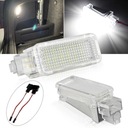 BLANCO DIOPARA LUMINOSO LED PARA AUTO AUDI A1-A8 Q3-Q7 TT VW SKODA 