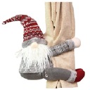 KRASNAL SKRZAT GNOM ŚWIĄTECZNY NA RZEP KLAMRA ZAPIĘCIE DO ZASŁON FIRANEK