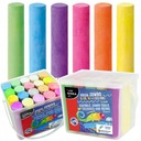 ЦВЕТНОЙ ДОРОЖНЫЙ МЕЛ + НЕОН 20 шт. JUMBO KIDEA В ВЕДРЕ