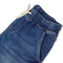 Pánske džínsové šortky GRANÁT krátke nohavice POHODLNÁ PÁS S GUMIČKOU 029 S Dominujúca farba modrá