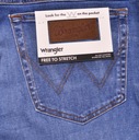 WRANGLER spodnie HIGH jeans TEXAS SLIM _ W29 L32 Materiał dominujący bawełna