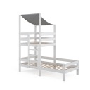 ДЕТСКАЯ КРОВАТЬ ТОМ 200Х90СМ БЕЛАЯ VICCO