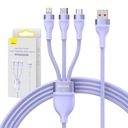ТЕЛЕФОННЫЙ КАБЕЛЬ BASEUS STRONG USB TYPE C LIGHTNING MICRO USB QC 66 Вт 1,2 м