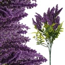 ИСКУССТВЕННЫЕ ЦВЕТЫ ЛИСТЬЯ ВЕРЕСК ФИОЛЕТОВЫЙ 37см ДОПОЛНЕНИЕ К ПЛОТНОЙ ВАЗЕ, ПЛОТНОЙ