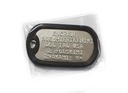 NIEŚMIERTELNIKI PL ZNAKI -DOG TAG- NIEŚMIERTELNIK