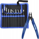 10 прецизионных пинцетов, металлические пинцеты, пинцеты для бровей ESD + щипцы для платонов