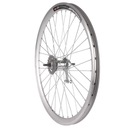 КОЛЕСО 28 ЗАДНЕЕ ТОРПЕДО КОНУС СЕРЕБРЯНЫЙ ЧЕШСКИЙ ОБОД