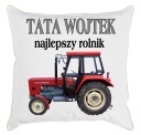 ПОДУШКА НА ДЕНЬ ОТЦА ФЕРМЕР ПАПА ВАШЕ ИМЯ ТРАКТОР