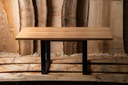 Столешница из ясеня Стол из массива дерева Скамья из ясеня 130x70