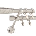 ДВОЙНОЙ КАРДИН FI 19+19 360 см СХЕМЫ С БЕСШУМНЫМИ КОЛЬЦАМИ