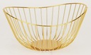 СТАЛЬНАЯ КОРЗИНА КОРЗИНА ДЛЯ ФРУКТОВ ЗОЛОТАЯ ЧАША 24 СМ