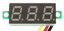 Měřič napětí Voltmetr Digitální automobilový LED 12V 0-100V DC Modrý Výrobce ACS