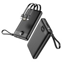 Powerbank VEGER C10 Аккумулятор 10000 мАч + Микрокабель + Тип C + Lightning